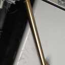 Ivilon Tension Curtain Rod - Spring Tension Rod for Windows or Shower, 24 to 36 Inch. Warm Gold