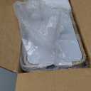 KUK Small Bathroom Trash Can with Lid Soft Close, Step Pedal, 2.6 Gal Stainless Steel Garbage Can with Removable Inner Bucket, Anti-Fingerprint Wastebasket for Office, Bedroom, Toilet (White)