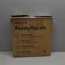 Quick Flip Toilet Seat with Built-In Potty & Splash Guard for Toddler Training, Slow Close - Jool Baby (Round)