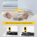 Portable Air Pump for Inflatables, 4000mAh Ultra Fast Air Mattress Pump with Advanced Heat Dissipation, 3 Nozzles Electric Air Pump Inflate Deflate for Sleeping Pads, Pool Floats