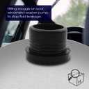 81514-232316A Windshield Washer Pump (Front) w/Grommet - Washer Motor Compatible with Honda, Acura, Subaru - Replaces OEM #: 38512-SA5-013, 38512-SA5-981, 86611-AA010