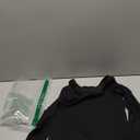 Kepblom Adult Ballet Dance Leotard Turtleneck Long Sleeve Spandex Bodysuit Tops for Women (Small, Black)