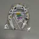 Mardi Gras Headband for Women Carnival Costumes Headbands Fat Tuesday New Orleans Masquerade Party Accessories (White)