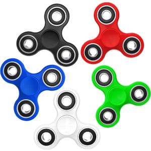 SCIONE Fidget Spinners 5 Pack - Fidget Toys Sensory Stress Relief Toys for Adults & Kids, Anxiety Reducing Fidget Spinners, Goodie Bag Stuffers for Students, Stress Relief Toys for Calming Down