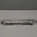 Tension Rods for Windows 28 to 48 Inch Silver Tension Curtain Rod Spring Rods No Drilling Pressure Tension Rods Adjustable Curtain Rods Expandable for Closet,Doorway (Grey.)