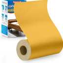 Sgooyir Leather Repair Patch Tape Kit, 4" x 63" Self Adhesive Leather Repair Patch for Furniture, Vinyl Leather Repair Kit for Car Seat, Chairs, Couch, Sofa, Boat Yellow