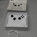 8BitDo Ultimate 2 Wireless Controller for Windows PC, Apple, Steam & Android, Gaming Controller with TMR Joysticks, Hall/Tactile Triggers, Motion Control, RGB Fire Ring, 1000Hz Polling Rate, White