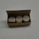 Melt Candle Pillar Candles, 3 Pack - Unscented Candles for Home, Church, Weddings, & More - 3" x 4", Ivory