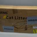 Stainless Steel Cat Litter Box, Extra Large XL Odor Free Metal Litter Box with High Sides Lid, Open Top Litter Pan Include Scoop Easy Cleaning Kitty Cat Box Anti-Urine Leakage, Non-Sticky