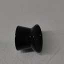 Black Small Ceramic Raised Cat Bowls, Tilted Elevated Food or Water Bowls, Stress Free, Backflow Prevention, Dishwasher and Microwave Safe, Lead & Cadmium Free