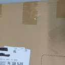 Lightomorrow Bulletin Board 30 x 20 inches, Oatmeal White Pin Board Vision Board, Golden Aluminum Framed Fabric Cork Board with 10 Push Pins