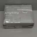 Anysay Heated Blanket Throw with 1/2/4/6/8 Hours Auto-Off 10 Heat Level, 50'' * 60'' Cozy Faux Rabbit Fur Bubble Electric Blanket with Overheat Protection(White)