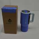 HydroJug Kids - 20 oz Insulated Kids Water Bottle with Flip Straw & Handle | Leak-Proof & Durable | Perfect for School, Sports, Lunch, Travel & Camp, Riptide