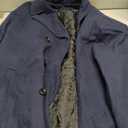 chouyatou Men's Classic Notched Collar Double Breasted Wool Blend Pea Coat (XX-Large, Dark Blue)
