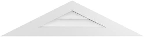 Signature Urethane GVSTR56X1401SN Triangle Standard Frame, Primed Tan Signature Series Surface Mount Gable Vents, 70" n. W x 14-in. H, Unfinished