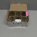 BOHEM'S Small Juice Glasses, Mini Clear Glass Cups Tumblers, 5.1 Oz, Drinking Glassware for Orange Juice, Water, Milk, Coffee, Perfect for Tasting and Small Portions, Set of 6,