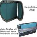 Foldable Poker Table Top - Water-Resistant Folding Mat with Cupholders and Padded Edges - Seats up to 10 People by Trademark Poker (Green)