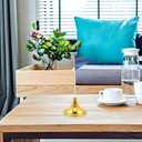 Operitacx Flag Pole Base Mini Desk Flag Holder Stand for Small 4X6 Flags Decorative Stand Base for Office Desk Table Centerpieces Party and Event Displays (10Pcs Golden)