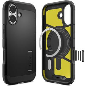Spigen for iPhone 17 Case, Tough Armor T MagFit [Camera Control Button] [Compatible with Magsafe] - Black