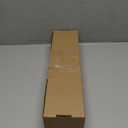 Anovo Flag Pole Kit- Stainless Steel 7 FT Flag Poles with1 Inch Metal 360 Rotating Flag Pole Rings Clip, Two-Position Flag Pole Holder Brackets Mounting for Outside House Outdoor Porch (7 FT - White)