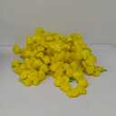 Giegxin 15 Pack Marigold Garland for Decoration 5 ft Long Strands Faux Artificial Marigold Flowers Diwali Indian Wedding Party Mantle Decor for Da De Muertos Pooja Religious Pongal(Yellow)