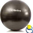 bintiva Exercise Ball (M (58-65cm), Black)