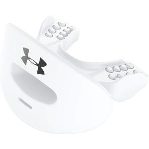 Under Armour Lip Gaurd for Football, Football Mouth Guard With Strap, Football Mouthpiece, Full Mouth Protection, Football Mouth Guard for Braces, Lip Guard Mouth Piece, Adult and Youth Mouth Guards (White)