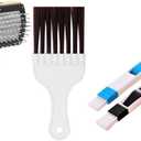 Air Conditioner Condenser Fin Cleaning Brush Refrigerator Coil Cleaning Brush Supplies Coil 4-in-1 Mini Split AC Coil Cleaning Kit Multi-Purpose Coil & Keyboard Cleaner Brush Set