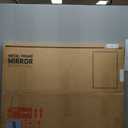 TETOTE Brushed Nickel Mirror for Bathroom Sink 30" x 36" Beveled Frame Brushed Nickel Vanity Rectangle Mirror for Bathroom Wall, Modern Farmhouse, Tempered Glass, Shatterproof, Stronger Frame