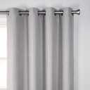 SUN+BLK Nantes Luxury Insulated Total Blackout Grommet Single Curtain Panel, Noise Reducing, Light Blocking, Camel, 52x84 Inch