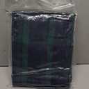 ZIQINPSQ Dining Room Rectangle Fabric Tablecloth 2 Pack, British Style Plaid Print Tablecloth,Christmas & Holiday Table Cover. (Blue&Green, 55''X70'')