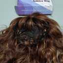 Layered Brown Wig for Women, Long Straight Style with Bangs, Party-Ready Heat-Resistant Synthetic Hair