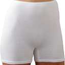 National Cotton Straight-Leg Panties, Hard-to-Find, Long-Leg Panty in Soft 100% Cotton, 6-pk (11, White)