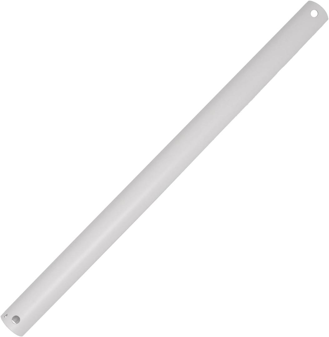 16 Inch Ceiling Fan Extension Rod, 1 Inch Outside Diameter Not Threaded Ceiling Fan Downrod for a Wide Range of Fans (White)