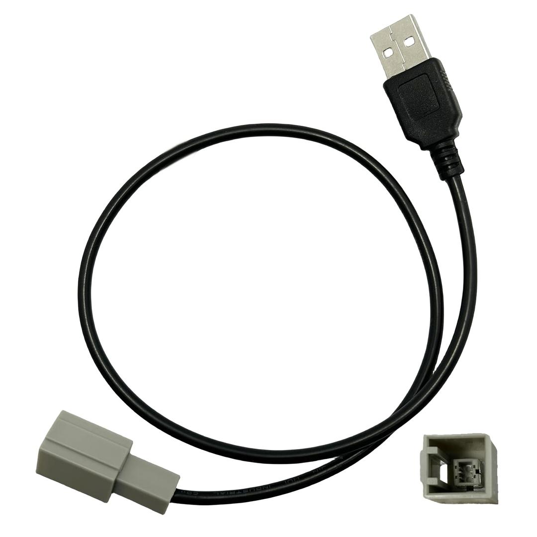 Car Radio Stereo OEM USB Port Retention Cable for Toyota 2012-2018,Lexus 2013-2015,Subaru 2013-2016,Honda 2015-2019, Radio Stereo Retain OE Factory USB Port Retention Harness Wiring Cable Adapter