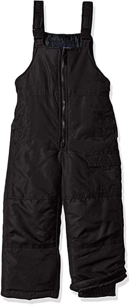 LONDON FOG unisex-baby Insulated Ski and Snow Pants (12M, Black 03)