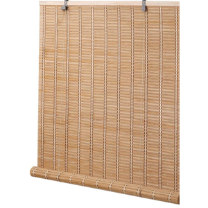 Bamboo Blinds for Interior Windows, Easy to Install Bamboo Shades for Indoor Windows, Custom Roller Shades for Indoor Window and Outdoor Patio, 31" W x 48" H