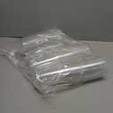 16 oz. Clear Cups with Strawless Sip-Lids, PET Crystal Clear Disposable 16oz Plastic Coffee Cups with Lids [50 Sets]