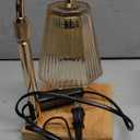 Allanmen Candle Warmer Lamp with Timer, Dimmable Candle Warmer for Home Decor, Birthday Gifts for Women, Adjustable Height Wax Melt Warmer with 2 Bulbs