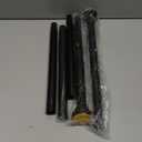 Shower Curtain Rod Adjustable 43-78 inch, 1"Diameter Spring Tension Curtain Rod No Drill, Anti-Rust Non-Slip Shower Rod, Black Shower Curtain Rod for Bathroom Tension