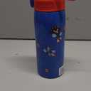 Zak Designs Sonic the Hedgehog Sage Kids Water Bottle For School or Travel, 19oz Stainless Steel Water Bottle With Straw, Handle, and Leak-Proof, Pop-Up Spout Cover (Sonic & Shadow)