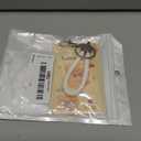 2 Pcs Kpop Photocard Holder PC Holder Kpop ID Badge Holder with Keychain Hard Shell Protective Photo Sleeves (White and Yellow)