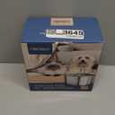 Stainless Steel Cat Water Fountain, 74oz/2.2L Automatic Pet Fountain with Replacement Filters andComes with 2 Replacement Water outlets, Silver (Silver + 3 Filters + 3 Pump Sponges, 74oz)