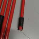 Golf Alignment Sticks Holder, Angle Adjustable Golf Training Aid, Weighted Golf Swing Trainer with Metal Sticks Practice Teaching Aid for Aiming, Putting, Swing