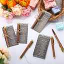 Dunzoom 50 Sets Wedding Favors for Guests Love Ballpoint Pens with Thank You Bulk Cards Bridal Shower Favors Bridal Shower Gifts for Party Supplies