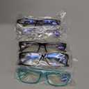 Gaoye Reading Glasses for Women, 6 pack Fashion Readers for Women Men Spring Hinge Eye Glasses, Blue Light Reading Glasses, +1.5 