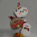 Christmas Tree Plush Ornaments, 24 Pcs Small Plush Christmas Hanging Ornaments Set, Soft Mini Stuffed Animal Toys for Mini Xmas Tree Hanging Decorations Supplies