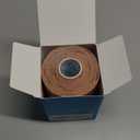 OK TAPE Kinesiology Tape 10 inches Precut, 20 Strips, Cotton Elastic Athletic Tape Latex Free, 2inch x 16ft, 2 Rolls Beige