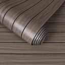 CHIHUT Large Roll Flexible Wall Panels Peel and Stick 3D Foam Wood Paneling Self Adhesive Greyish Walnut Brown Wooden Slat Wallpaper for Study Room Office Thick PVC Stick on Wall Panels 24"x197"