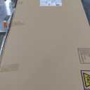 Amazon Basics Faux Linen Upholstered Tufted Headboard with Adjustable Height, King, Gray